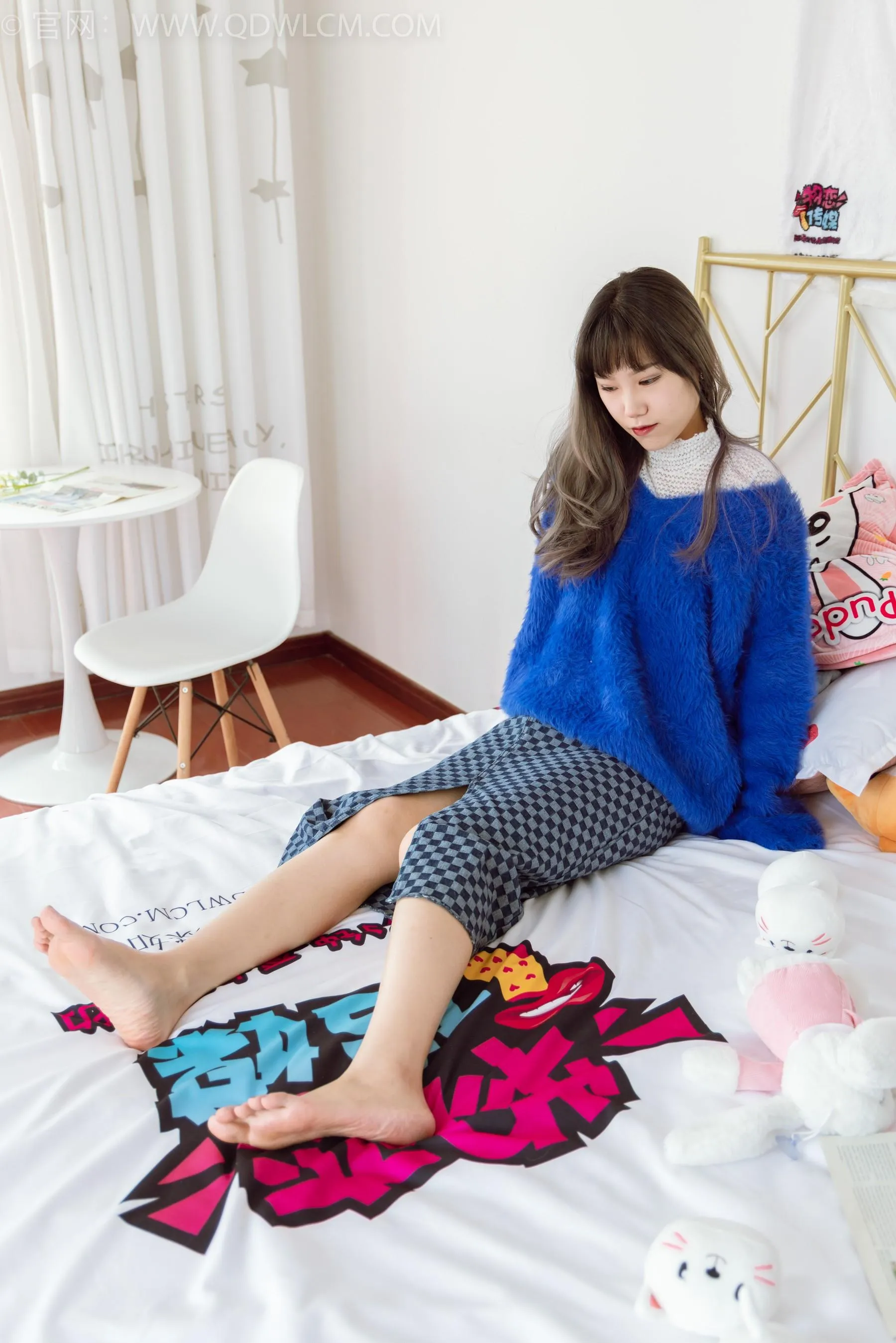 物恋传媒 NO.1507 依依-蓝色情怀 [140P]插图7